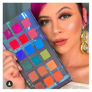 Paleta De Sombras Matte Ludurana Urbana Cores Shopee Brasil