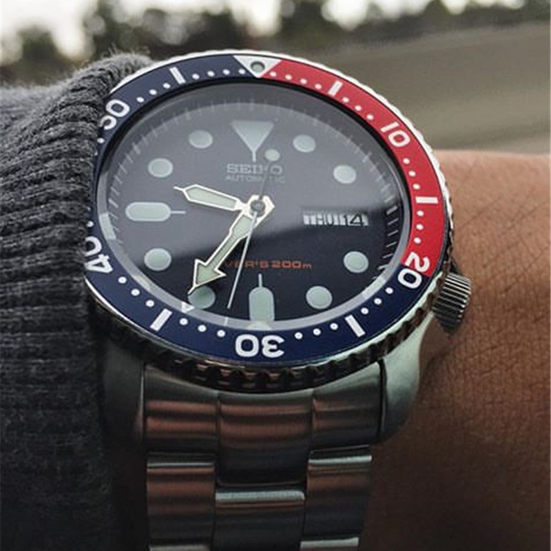 SEIKO Novo SKX009 Homens Relógio Fantasma De Água Mecânico Profissional