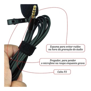 Microfone De Lapela Gopro Hero 6 7 8 9 Adaptador Tipo C Shopee Brasil