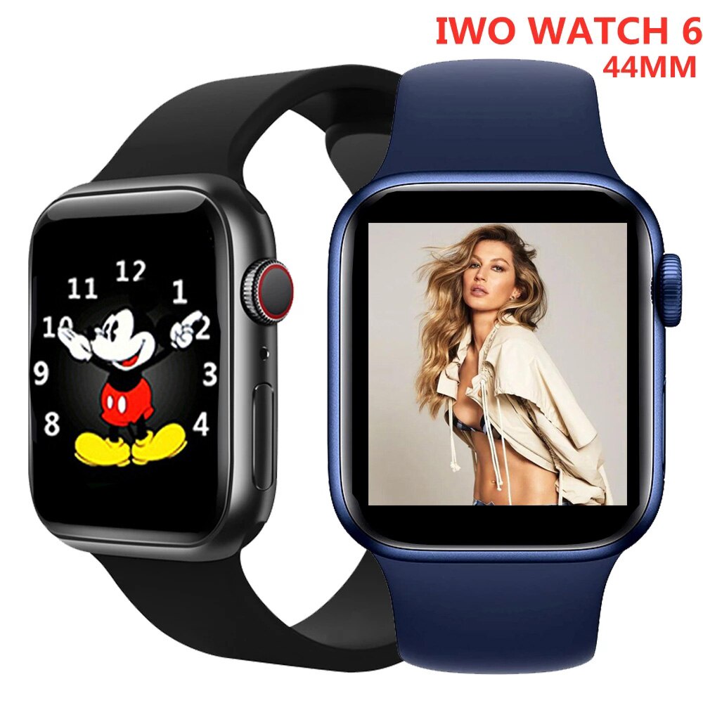 IWO 13 T500 Smartwatch IP67 Waterproof Series 6 DIY Watch Face 1.44 Inch Phone Call  Heart Rate Watch