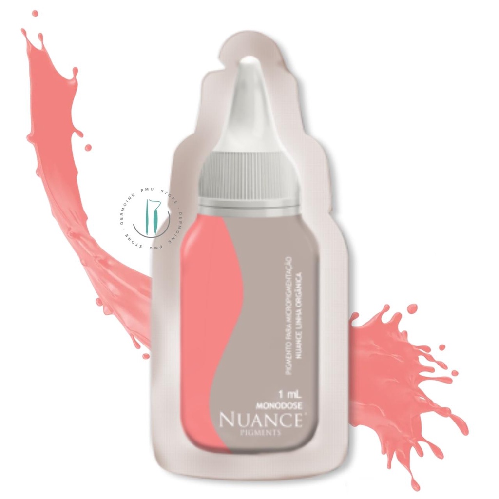 Pigmento Nuance Monodose 1ml Cindy Rosa Claro Micropigmentacao Labios