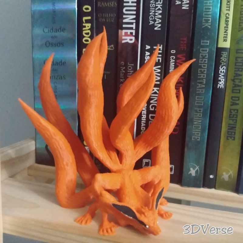 Raposa De Nove Caudas Kyuubi Kurama Naruto 13 5cm Shopee Brasil