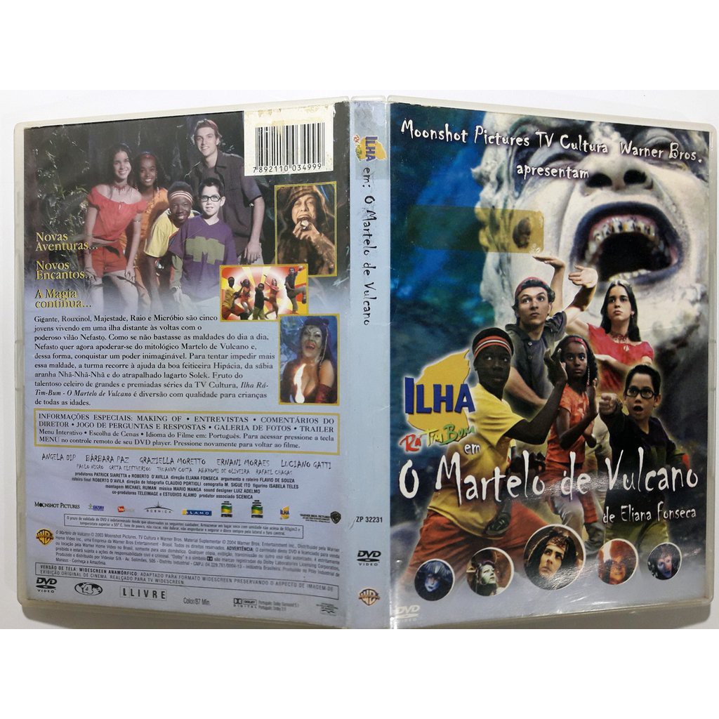 Dvd Filme Ilha R Tim Bum Em O Martelo De Vulcano Shopee Brasil