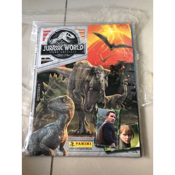 Lbum De Figurinhas Jurassic World Reino Ameacado Completo Colado