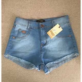 Shorts Jeans Feminino Destroyed Levanta Bumbum Rasgado Shopee Brasil