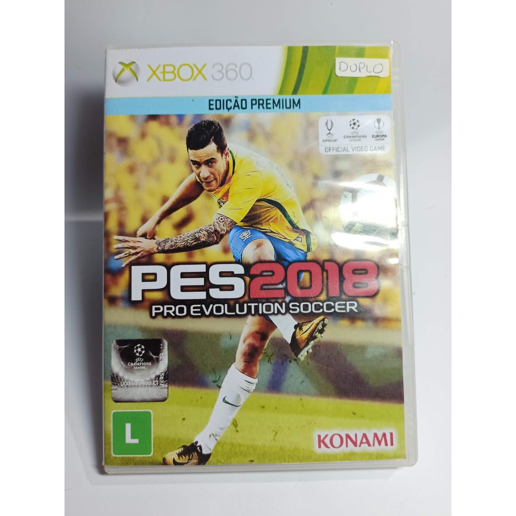 PES 2018 Xbox 360 Midia Fisica Original Shopee Brasil