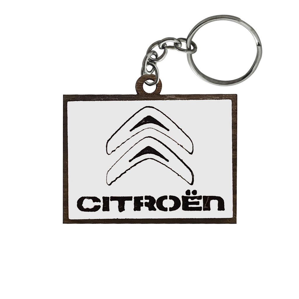 Chaveiro 3d Marca Citroen Argola 4cm Mdf Madeira Decorada Shopee