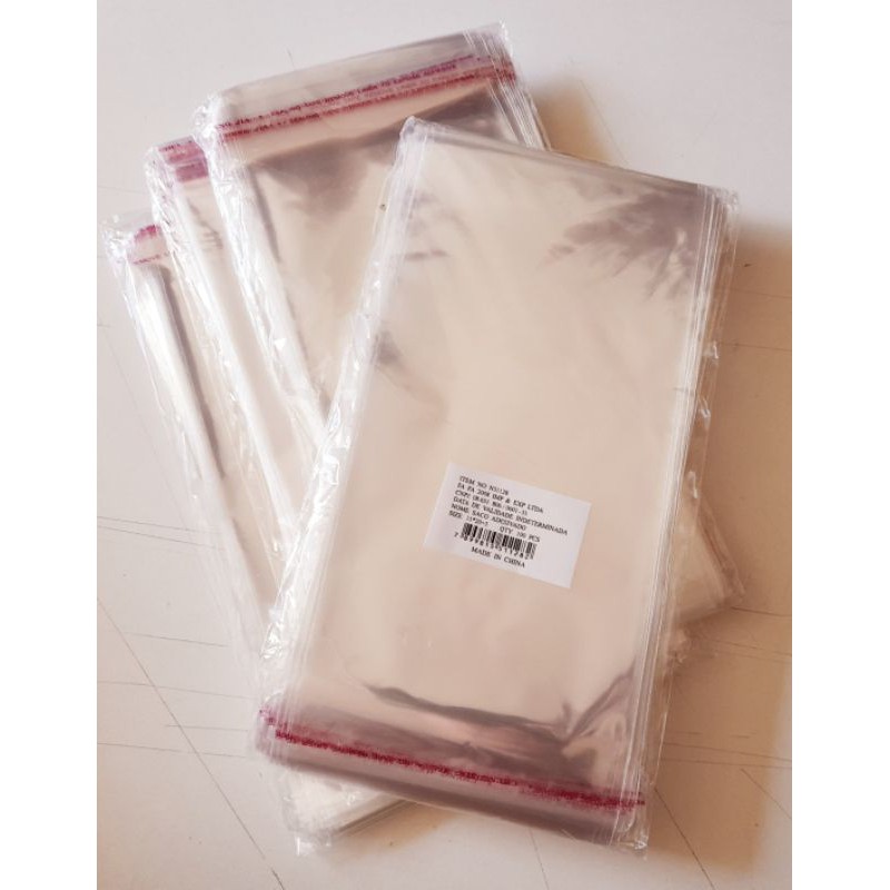 200 Sacos plásticos transparentes adesivados IMPORTADOS 11X20 ENVIO