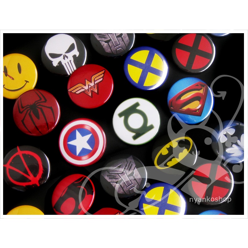 Broche Bottons De Series E Filmes Diversos Nerd Marvel Dc Harry