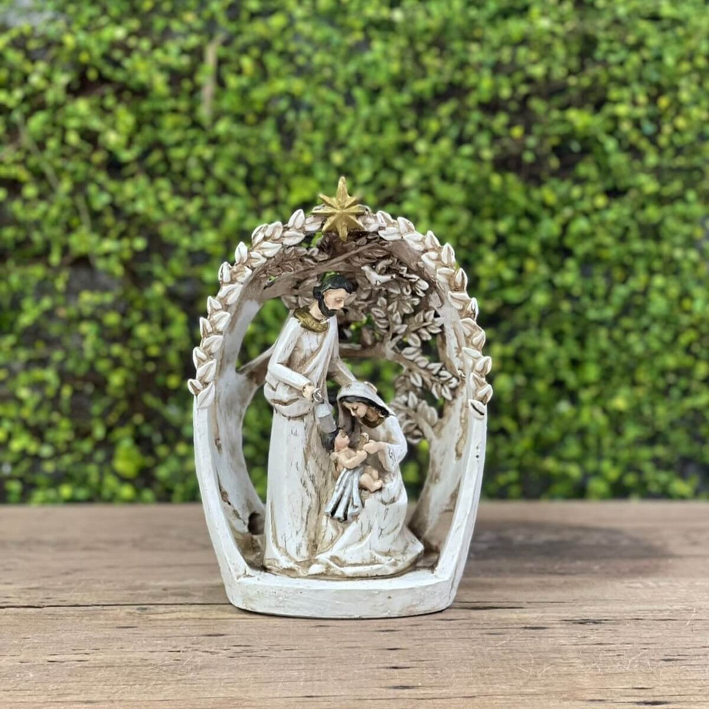 Sagrada Familia Nude Em Resina 20cm Shopee Brasil