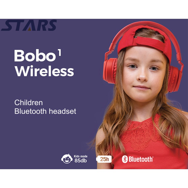 2022 Fone De Ouvido Bluetooth Estéreo Sem Fio BOBO1 Heavy Base Som História Música Para Meninos/Meninas