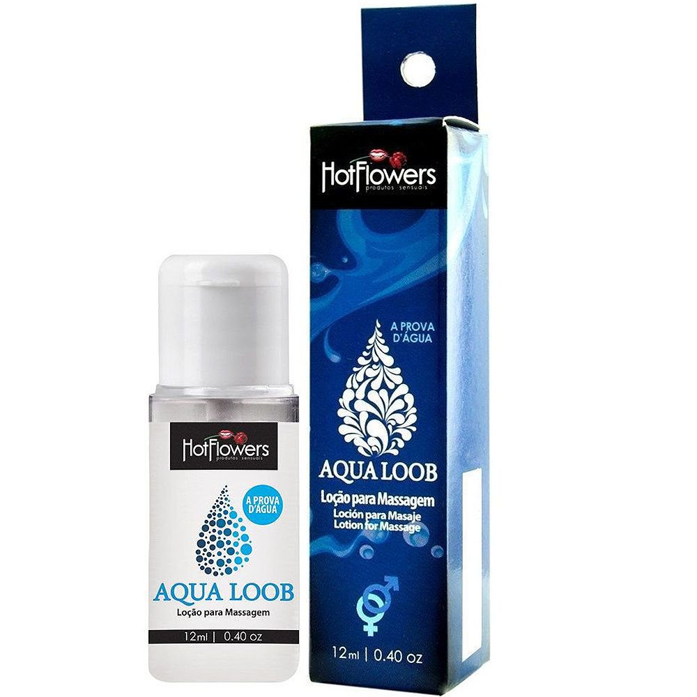 Aqua Loob Lubrificante Spray 12ml Hot Flowers Shopee Brasil