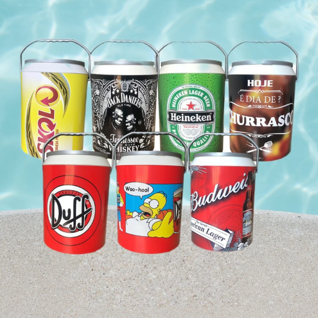 Cooler Térmico Caixa Térmica 12 Latas Personalizado Verão Praia