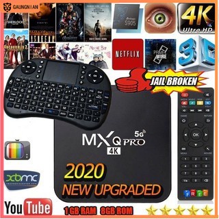 Vendendo 4G+64G Smart TVBOX TV Box & Jogadores MXQ PRO 4K 5G 8+128G Rk3229 Quad Core Android 7 1/10.1 Reprodutor 3D Mxqpro