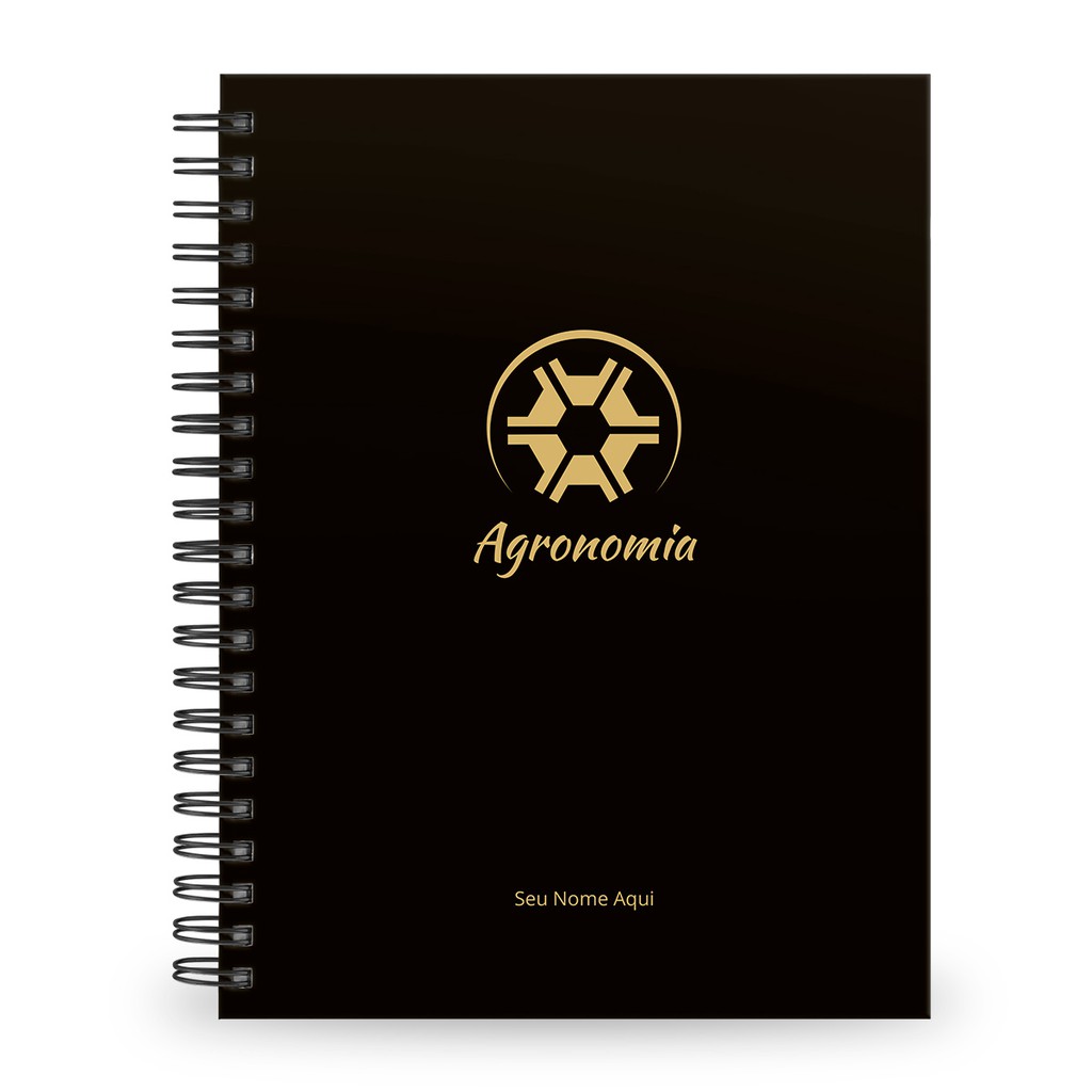 Caderno Universitário Personalizado Agronomia 10 Matérias
