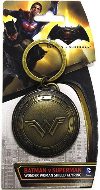 Chaveiro Escudo Mulher Maravilha De Metal Monogram Wonder Woman