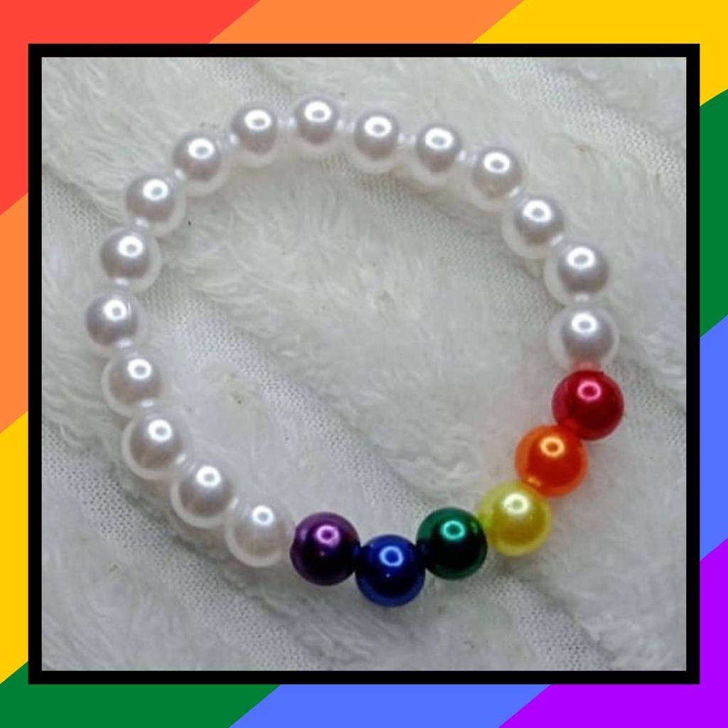 Pulseiras Unissex De P Rolas Bracelete Lgbtqia Gay Pride Orgulho Lgbt