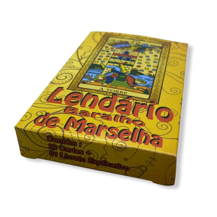 Tarot Tar Baralho De Marselha Cartas E Manual Lend Rio Baralho De