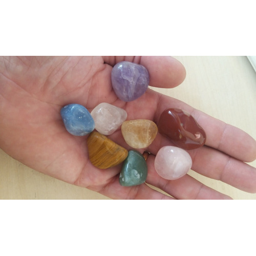 Kit Pedras Dos Chakras Pedras Rolada Natural Energia Reiki Shopee