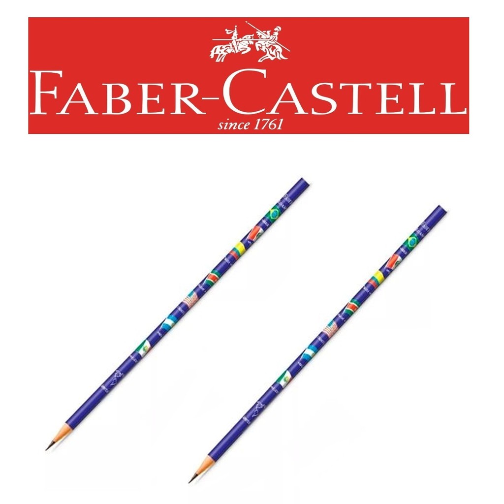 Lápis Faber Castell 9000 HB 2B 4B Lápis Borracha Azul Lápis