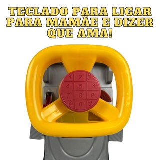 Carrinho Trator Passeio Totoka Andador Infantil Menino Bebe Shopee Brasil