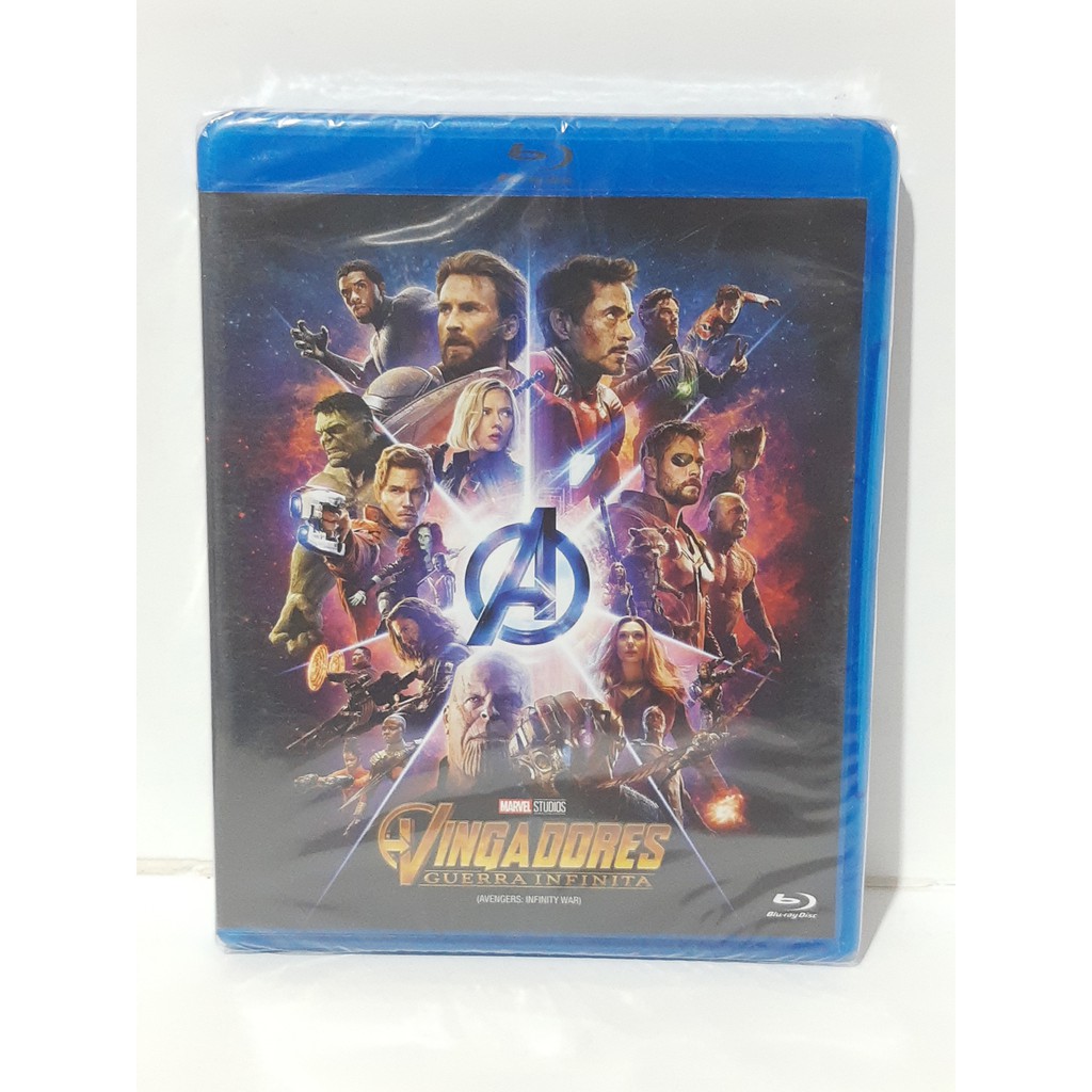 Blu Ray BD Vingadores Guerra Infinita Lacrado Shopee Brasil