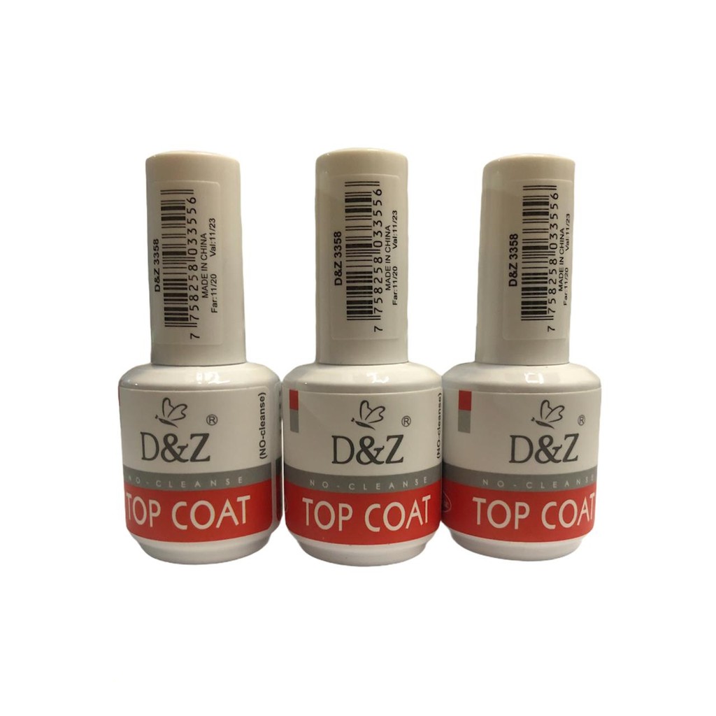 Kit Dez Top Coat D Z Porcelana Acrigel Extra Brilho Ml Shopee Brasil