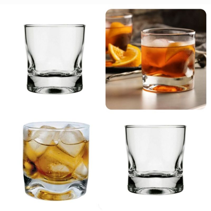 Copo Whisky Amassadinho Rocks Nadir Ml Vidro Grosso Shopee Brasil