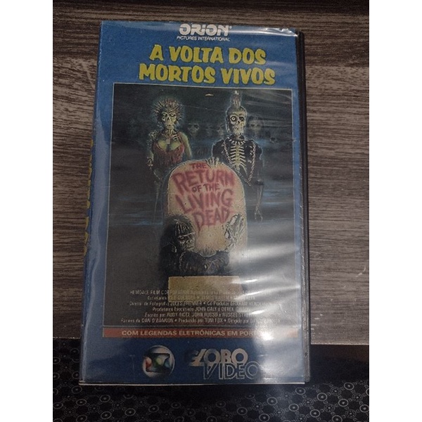 Vhs A Volta Dos Mortos Vivos Shopee Brasil