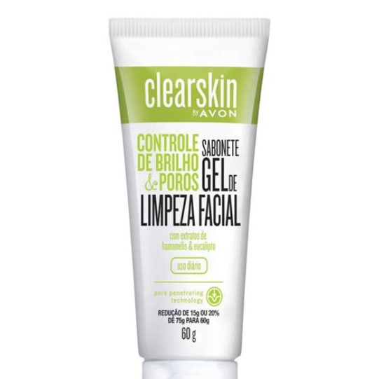 Sabonete Gel De Limpeza Facial Clearskin 60g Avon Shopee Brasil