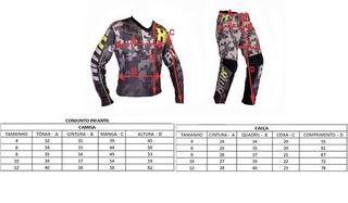 Conjunto Roupa Amx Classic Duo Infantil Trilha Motocross Shopee Brasil