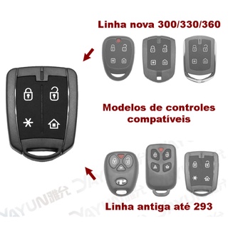 Controle Alarme Positron Px42 Flex Serve Para Toda Linha Shopee Brasil