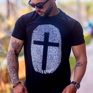 Kit 6 Camiseta Estampada Evangélica Igreja Célula Blusa Jesus Cristo