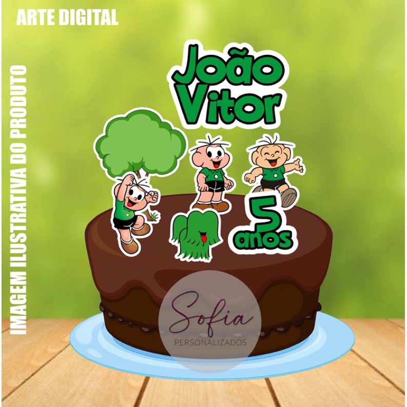 Topo De Bolo Topper De Bolo Personalizado Anivers Rio Mesversario