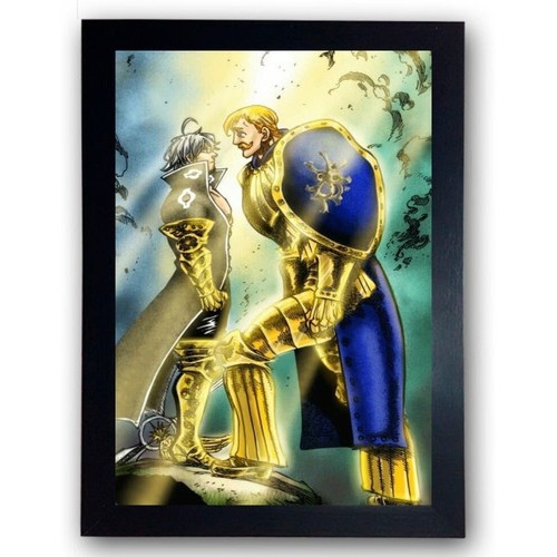 Quadro Poster Escanor Estarossa Nanatsu No Taizai Anime 379 Shopee Brasil