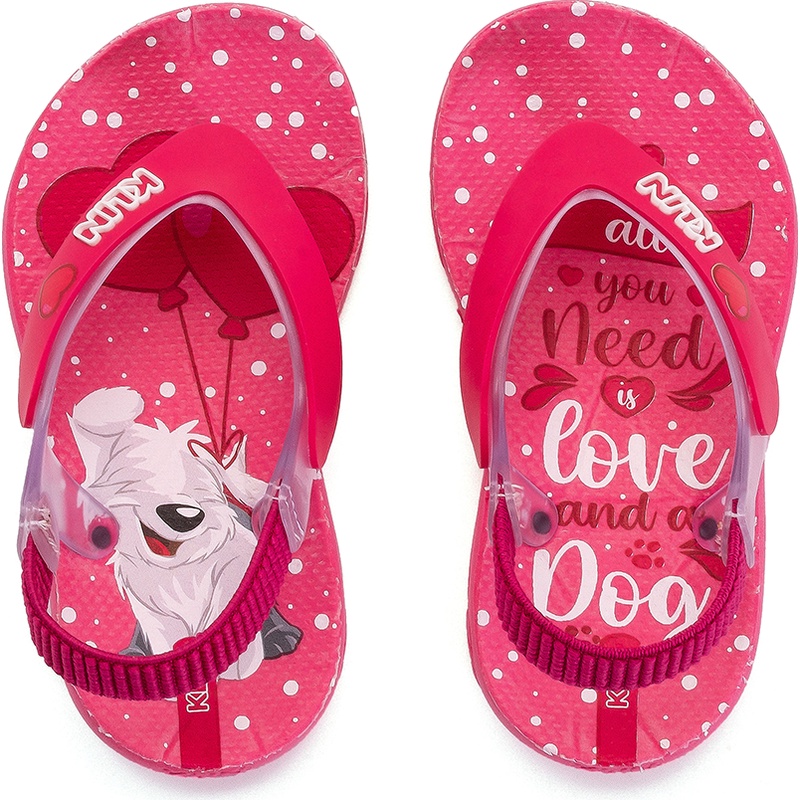 Chinelo Infantil Klin Acqua Print 100 Pink Shopee Brasil