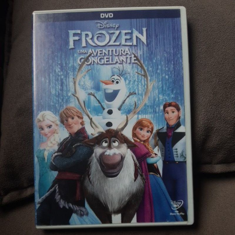 Dvd Frozen Uma Aventura Congelante Disney Shopee Brasil