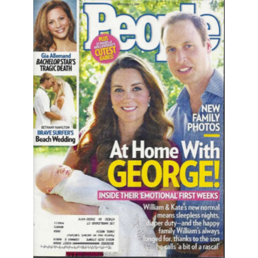 REVISTA PEOPLE DE 02 DE SETEMBRO DE 2013 KATE MIDDLETON E