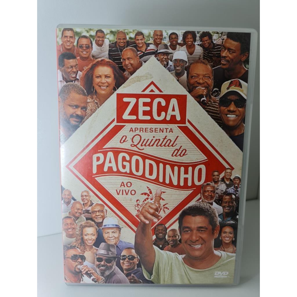 DVD Zeca Pagodinho O Quintal Do Zeca Pagodinho Shopee Brasil