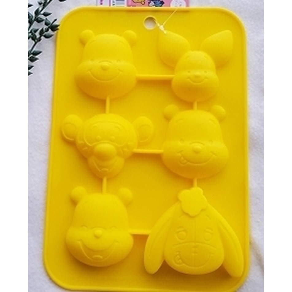 Forma Molde Silicone P Chocolate E Bolo Ed Especial Pooh E A Turma