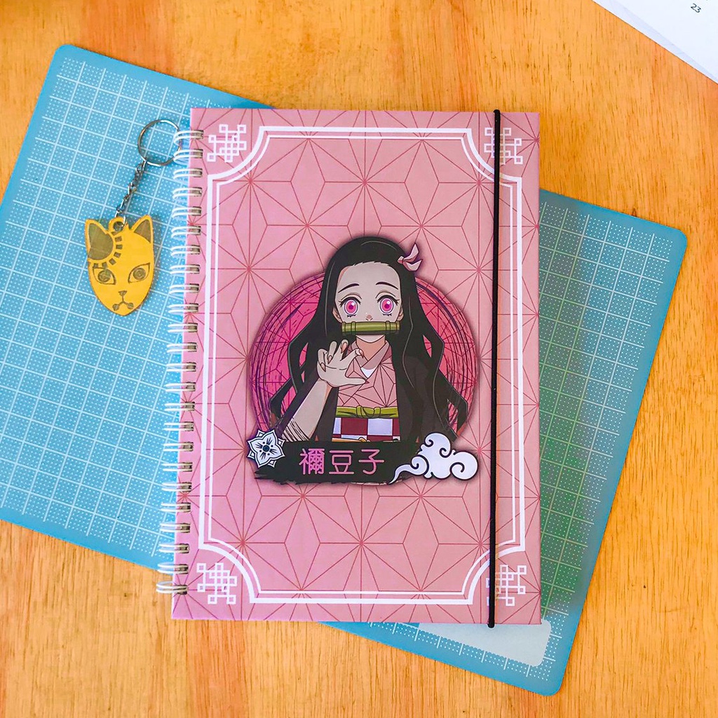 Caderno A5 Nezuko Demon Slayer Shopee Brasil