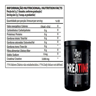 Creatine Creatina Pure Darkness 1kg Integralmedica Shopee Brasil