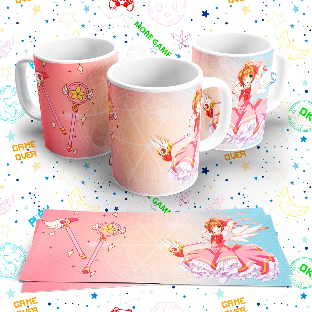 Caneca De Porcelana Personalizada Sakura Card Captor Shopee Brasil