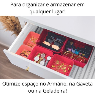 Basic Line Tupperware Varios Tamanhos E Cores Para Organizar Em Casa Ou