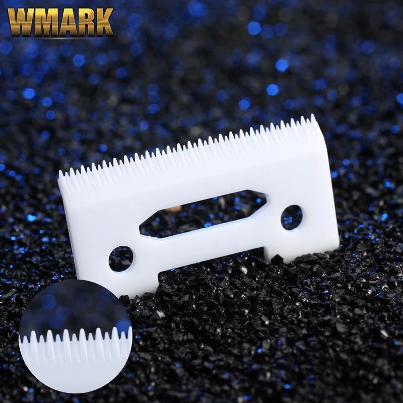 Lamina De Cer Mica Serrilhada Para Maquina Da Wahl Kemei Magic Clip