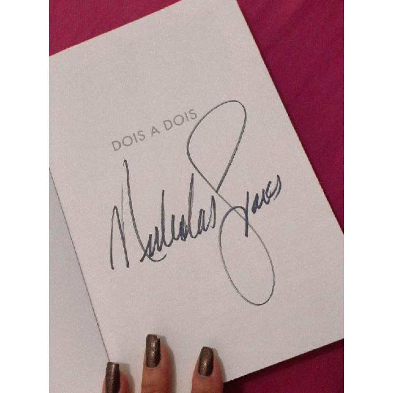 Livro Autografado Nicholas Sparks Dois A Dois Shopee Brasil