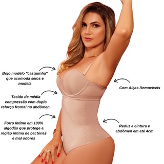 Cinta Feminina Vi Lingerie Bojo Modeladora Abdominal Alta