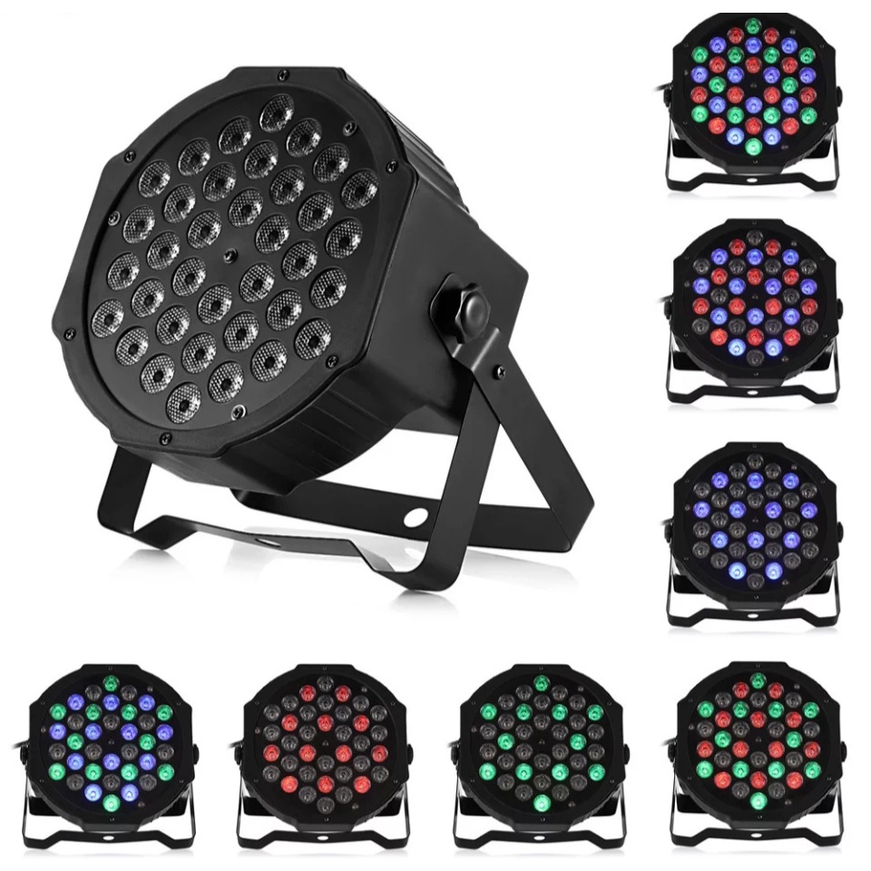 Canhao Refletor Led 36 Leds Rgb Dmx Jogo Luz Shopee Brasil