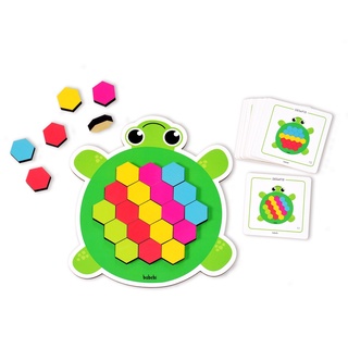 Brinquedo Educativo Mosaico Tartaruga Madeira Babebi Shopee Brasil