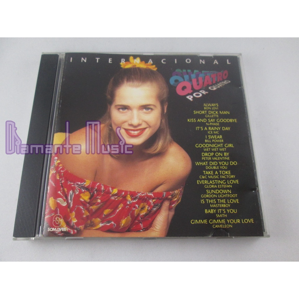 Trilha Sonora Novela Quatro Por Quatro Internacional CD EX Ref 140